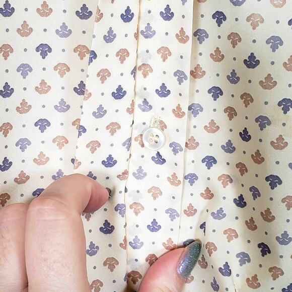 Helen Kay for Lucky Tops Button Front Top Blouse Vintage Women's Small - Picture 5 of 10
